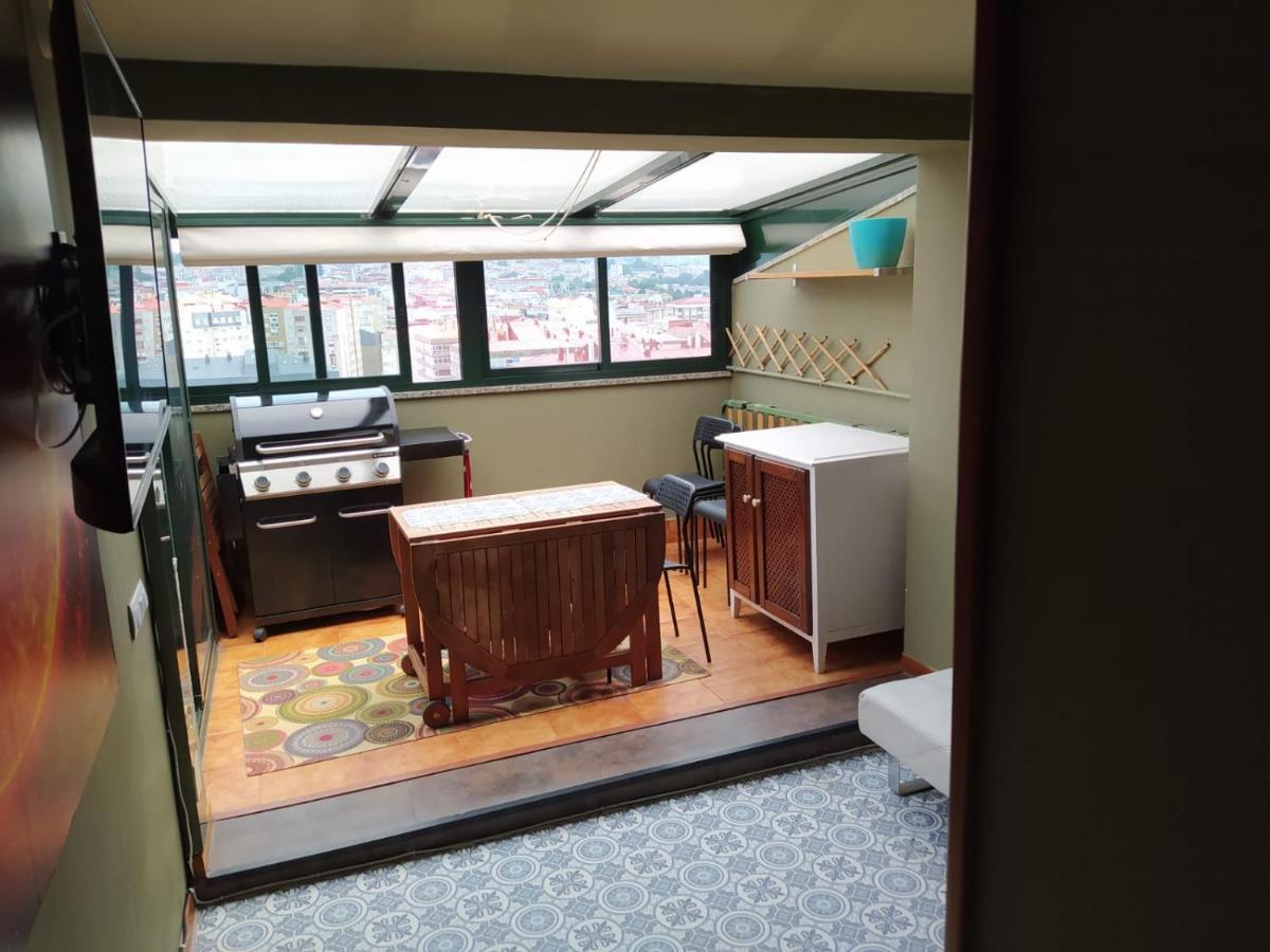 Apartmán Duplex Amplio,Parking Wifi, 2 Terrazas, Bien Conectado Con Playas, Zona Segura Vigo Exteriér fotografie